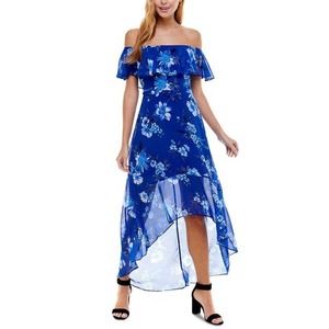 Crystal Dolls off the shoulder Maxi Dress